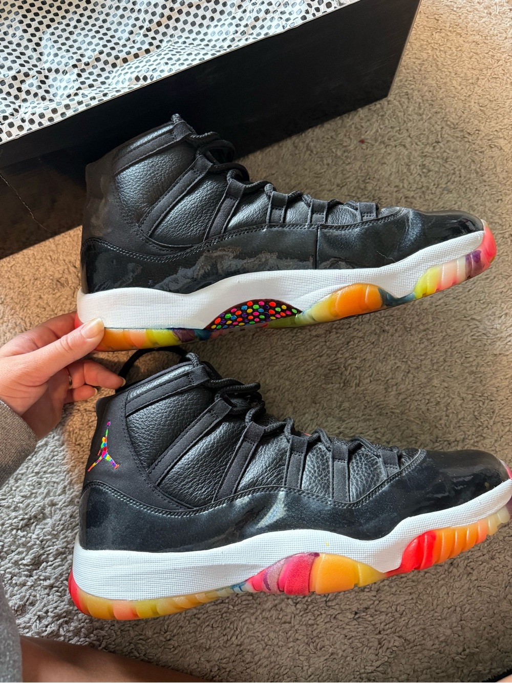 Custom Air Jordan 11 Retro '72-10' Fruity Pebbles